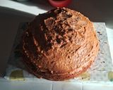 Foto del paso 10 de la receta: Torta deleite con triple rellenos decorada con ganache de chocolate blanco y frambuesas