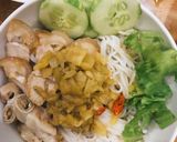 Hình bước làm 3 của món Bún mắm nêm