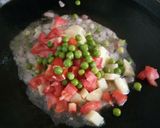 A picture of step 3 of Mumbai Tava Masala Khichdi.