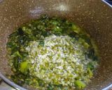 A picture of step 3 of Lilava,Green Moong Dal khichdi.