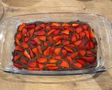 A picture of step 6 of Vegan Strawberry brownies.