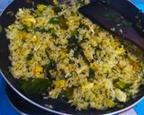 Foto langkah ke 4 dari resep Nasi Goreng Ijo.