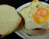 A picture of step 3 of Hamburger Sandwich.