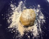 Une image de l'étape 1 de Tarte aux pommes, noix de coco et pamplemousse.