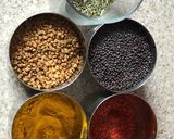 A picture of step 1 of Mango and turmeric chutney.