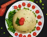 A picture of step 4 of Vegetable upma.