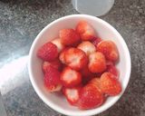 Hình bước làm 1 của món Sorbet sữa chua dâu tây 🍓🍓