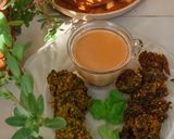 A picture of step 6 of Kothambir vadi (Maharashtrian recipe).