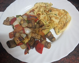 Foto del paso 2 de la receta: Tortilla francesa con verduras de aprovechamiento