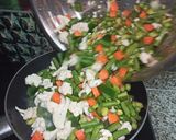 A picture of step 2 of Veg Kolhapuri | vegetable Kolhapuri restaurant style.