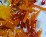 A picture of step 2 of Just a Hankering for Sausage Onion Peppers Sandwich.