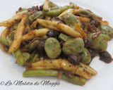 Foto del paso 14 de la receta: Fusilli pugliesi con habas y morcilla de cebolla