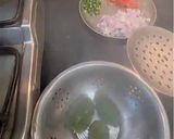 A picture of step 4 of Bharwa Karela Sabzi.