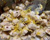 A picture of step 5 of Arancini with Swordfish, Pistachio, and Bergamot Zest (Lactose-Free and Gluten-Free).