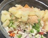 A picture of step 2 of Soya Oats Veg Kebaba.