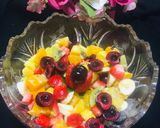 Foto del paso 2 de la receta: Macedonia de Frutas con Zumo de Naranjas 🍓🍒🍓🍌🍊🍍🍋🥝🌺