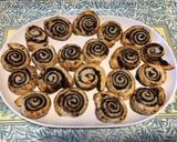 Une image de l'étape 10 de Feuilletés apéritif « escargots » à la tapenade noire, origan et parmesan.