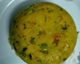 A picture of step 4 of Vegetable Upma.