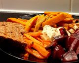 A picture of step 8 of Baked veggies & hummus 🥕🍠🥔.