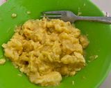 Foto langkah ke 1 dari resep BOLU KUKUS PISANG COKELAT (Eggless & No Mixer).