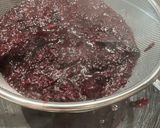 A picture of step 3 of #ChooseToCook Damson and blackberry cheese.