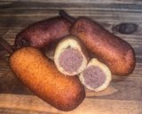 A picture of step 6 of Boerewors Corn dog 🌽🐶.
