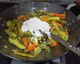 A picture of step 3 of Avial (South Indian Vegetable Curry).