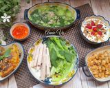 Hình bước làm 5 của món Cơm nhà nhiều món ăn ngon