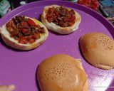 Foto langkah ke 6 dari resep Burger Kibdah (Hati Sapi).