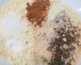 A picture of step 1 of Aloo ke pakore.