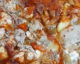 Foto del paso 7 de la receta: Pollo a la cerveza y remolacha, calabacín, perejil y huevo