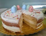 Foto del paso 7 de la receta Mona de Pascua (nude cake de nata)