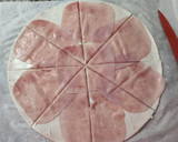 Foto del paso 2 de la receta: 💜 Croissant de jamón y queso