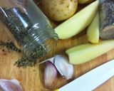 Foto del paso 1 de la receta Patatas en gajos especiadas al horno