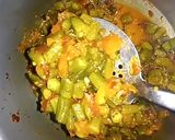 A picture of step 9 of Chatpati Bhindi.