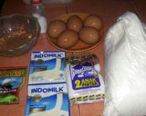 Foto langkah ke 1 dari resep Cake pisang rabur susu coklat dan keju.