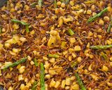 A picture of step 5 of Fideuá with Cuttlefish and Asparagus.