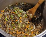 Foto del paso 2 de la receta: Estofado de Lentejas Pardinas con Bruma Marina de Wakame y Ensamblaje Vegetal