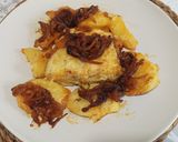 Foto del paso 6 de la receta Bacalao a la portuguesa con un toque gallego