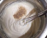A picture of step 2 of Tiranga Shrikhand.