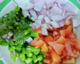 A picture of step 2 of Vegetable sevaie.