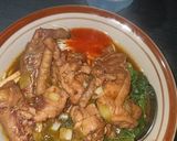 Foto langkah ke 4 dari resep Mi kangkung betawi.