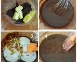 A picture of step 5 of Wheat Flour Chocolate Brownie (Egg less).
