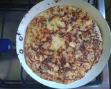 Foto del paso 7 de la receta: Tortilla de papas con queso muzzarella🔝💞💚