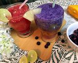 A picture of step 5 of Fresh Fruity Slushies.