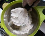 A picture of step 1 of Eggless Malai Cake.