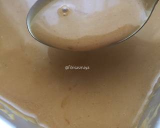 Pandan Cake Cendol Palm Sugar Pudding - Step 7