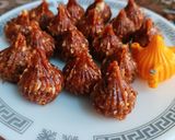 A picture of step 5 of Blissful Bites for Bappa - Dates and Dry Fruits Modak.