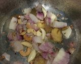 A picture of step 2 of Dum aloo.