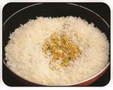 A picture of step 9 of Raw Mango Rice.